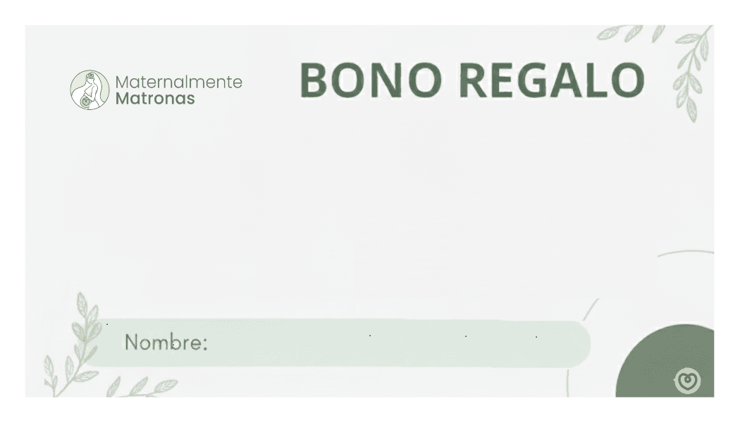 Bono regalo natacion para embarazadas en Valencia - tarjeta horizontal Maternalmente Matronas